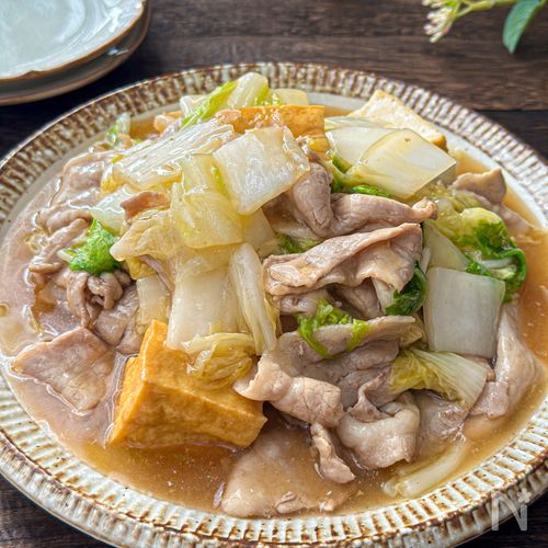 旨み爆発♪【白菜と豚バラと厚揚げのうまとろ煮】