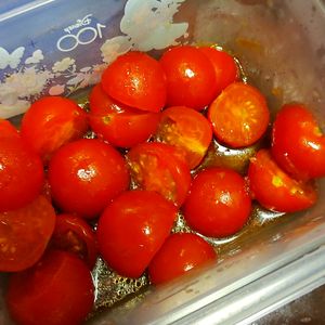 マルグリートの作ってみた!投稿(簡単副菜♪トマトのにんにくポン酢漬け)