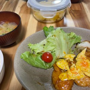 1132713の作ってみた!投稿(【てりマヨ甘酢チキン南蛮】鶏むね肉しっとり柔らか♡)