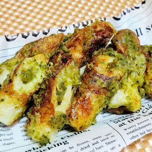 ヴェルの作ってみた!投稿(手が止まらない【カレーのりチーズちく天】)