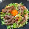 楽ラク手抜キッチン🐶🐾の作ってみた!投稿(牛すき月見うどん)