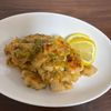 さらの作ってみた!投稿(【鶏むね肉のネギ塩だれ炒め】レモン風味♬︎柔らかい〜)