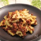 蓮根のコンビーフ炒め　カレー風味
