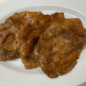 (・∀・)コロンの作ってみた!投稿(ケチャップが隠し味♪洋食屋さんのポークソテー)
