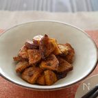 さつまいもの甘辛ごま焼き
