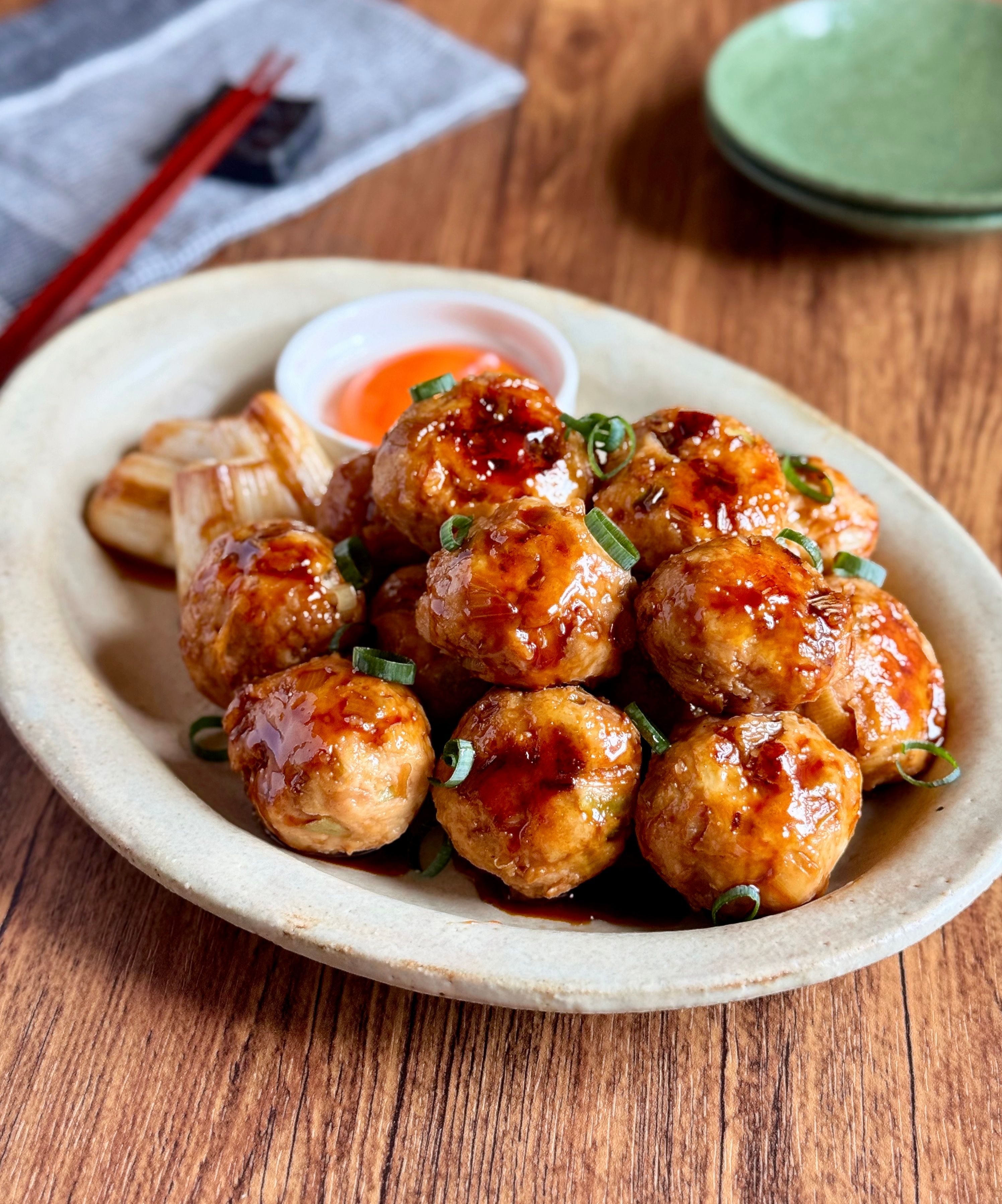 つくね　ページ 黄金比だれで作る！【まんまるつくねの焼き鳥風】 | レシピサイトNadia