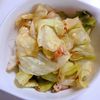 オレンジの作ってみた!投稿(やみつき！箸が止まらん♪『蒸しキャベツのおかかポン酢サラダ』)