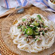 夏はそうめん♡あっという間に！『鯖のさっぱり薬味そうめん』