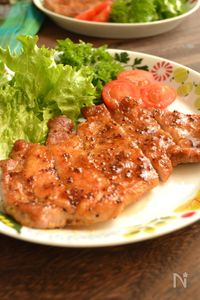 大人も子供も大好きな味★豚肉の粒マスタード照り焼き