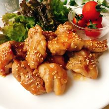 鶏肉のみそ照り焼き