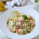 失敗しない！海老のレモンクリームパスタ