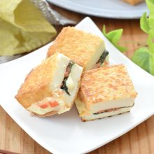 イライラ撃退！ふわカリ厚揚げのたらチーサンド