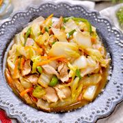 もりもり食べれる♡『豚バラと白菜の中華風野菜炒め』