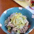 フライパンで簡単♡ごま油香る白菜と牛肉のさっと煮