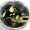 簡単うまい！叩ききゅうりと塩昆布のナムルの工程3