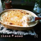 隠し味はあれとあれ♪とろ～りほくほく明太ポテトグラタン♪
