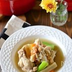 手羽元と大豆の食べるサムゲタン風スープ鍋 