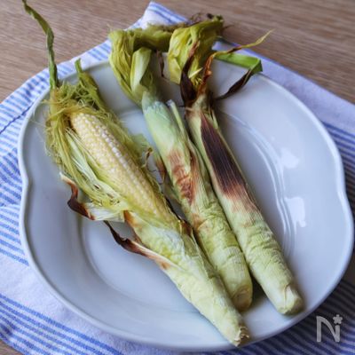 ヤングコーンのグリル