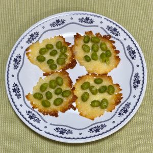 キャピタンの作ってみた!投稿(おつまみに！おやつに！材料2つ！枝豆チーズせんべい)