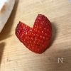 Happy Valentine♡ハートのいちごサンド♡の工程1