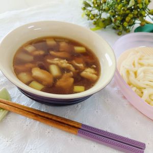 AKARI☆の作ってみた!投稿(【鶏南蛮つけうどん】お出汁が美味しい！ボリューム◎)