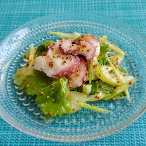 たまねぎマダムの作ってみた!投稿(簡単ひんやり副菜♪タコとセロリのさっぱりマリネ)
