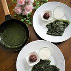 濃厚抹茶の米粉クレープ