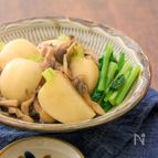 うま味じゅわーっ！鶏とかぶときのこのあっさり煮