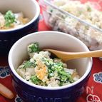 豆腐のゆでたまサラダ