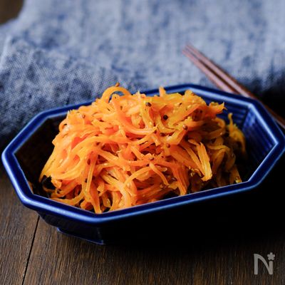 【にんじん粒マスタード炒め】野菜１つで簡単副菜！お弁当にも！