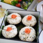 冷めても美味しい！【めんマヨと大葉のおにぎり】