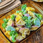 さつまいもとブロッコリーのデリ風ヨーグルトサラダ 秋の味覚♡