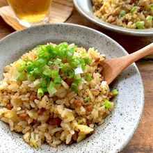 【パラパラ納豆チャーハン】本当においしい!ビールにも◎