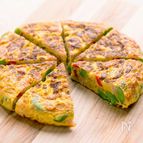 そら豆のトルティージャ（スペイン風厚焼きオムレツ）