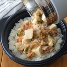 レンジで5分！旨辛麻婆豆腐丼【スープジャー弁当】