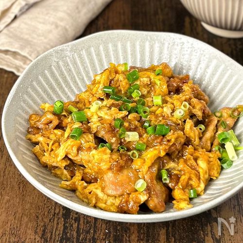 【味噌てりたま】卵と肉で最強ご飯泥棒