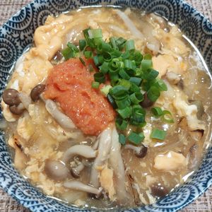 よっこの作ってみた!投稿(【明太あんかけうどん】寒い日に食べたくなる)