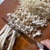 厚揚げときのこのカレーそぼろの工程1