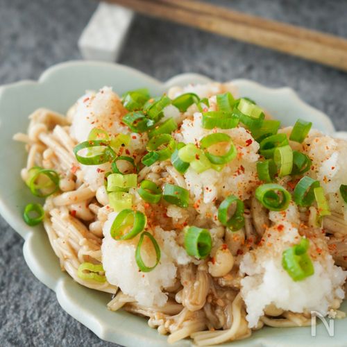 レンジで1分！『えのきおろし』さっぱり♡簡単副菜♪