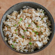 ホッケの干物があったら!ホッケと大葉の混ぜごはん