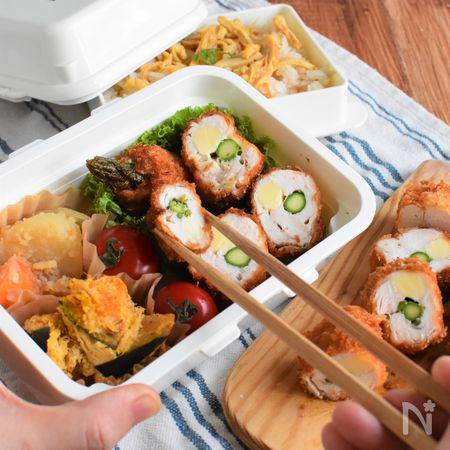 ささみのアスパラチーズフライ コスパ抜群 減塩 お弁当 By ふじたかな レシピサイト Nadia ナディア プロの料理家のおいしいレシピ