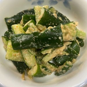 ゆきえの作ってみた!投稿(ごま味噌だれが最高《バリ旨♡きゅうり》)
