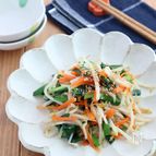 もやしとにんじん、にらのナムル♪お弁当にも◎