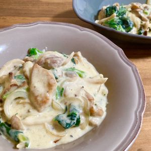ゆかりの作ってみた!投稿(【チキンのクリーム煮】簡単なのに見栄え良し！クリスマスにも！)