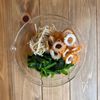 小松菜とえのき《塩昆布おかか梅♡旨ドレサラダ》の工程1