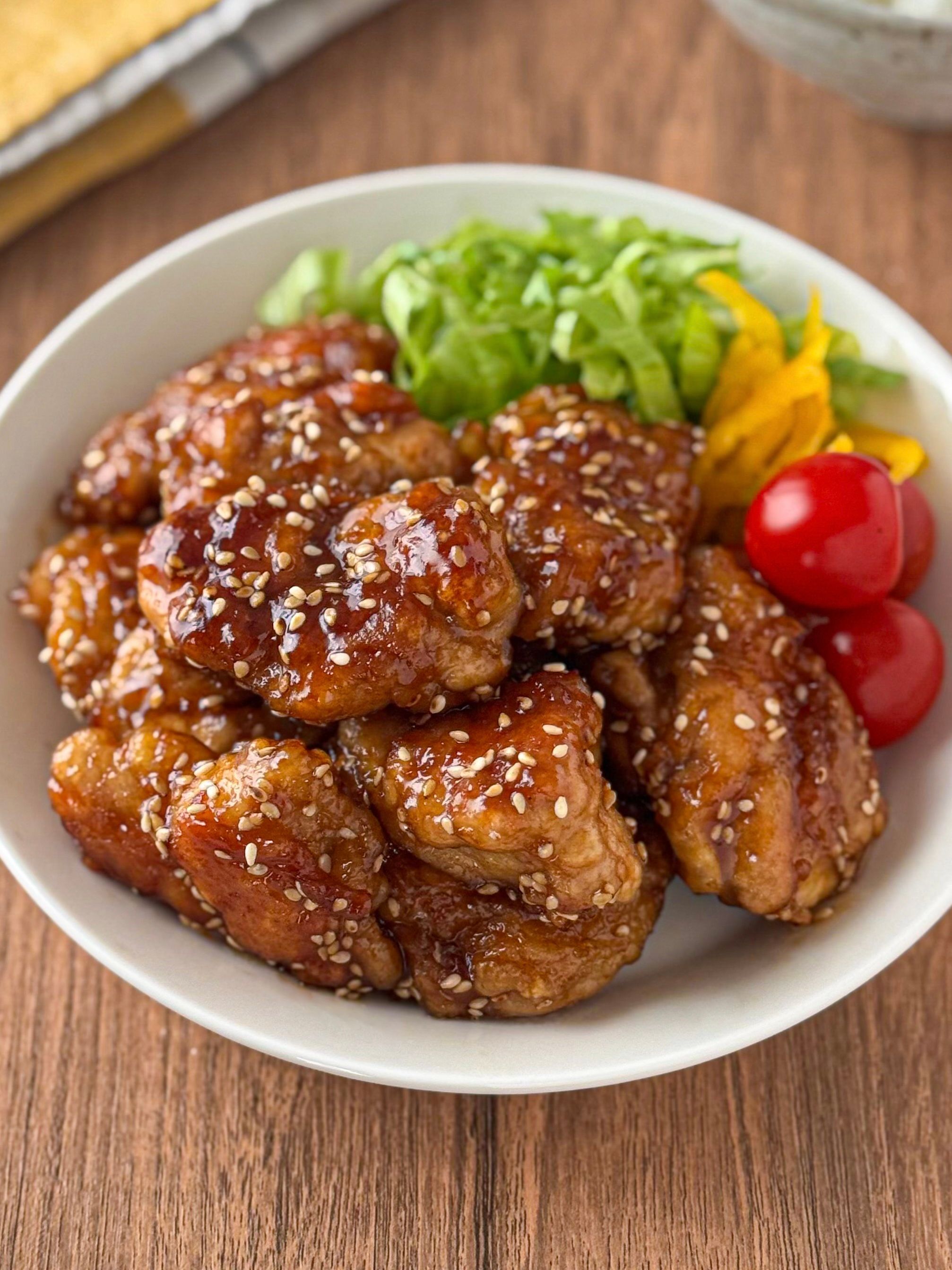ごま甘酢チキン】揚げずに簡単◎カリっとジューシー♪ | レシピサイトNadia