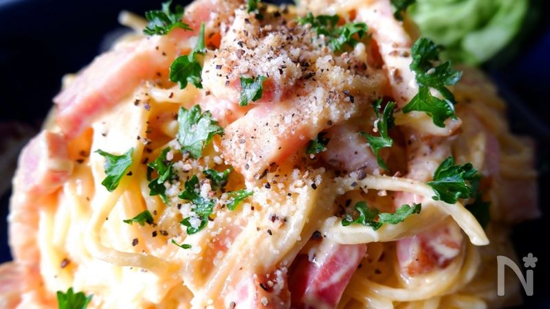 10分で本格的／少ない材料だから出る美味しさのカルボナーラ | レシピ