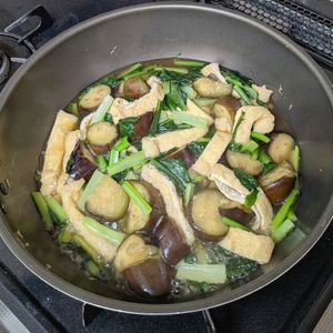 ごんべすの作ってみた!投稿(【なすと小松菜とお揚げのおひたし】じゅわっと染みうま♡)