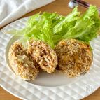 オーブンでほったらかし！サクサク揚げないメンチカツ