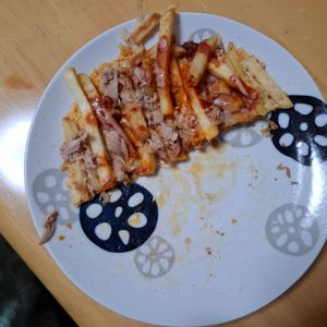 728185の作ってみた!投稿(冷凍ポテトで♬【ポテトピザ】)
